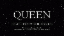 Смотреть клип Fight From The Inside - Queen