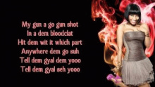Смотреть клип Gun Shot - Nicki Minaj