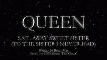 Sail Away Sweet Sister – Queen   Paul Rodgers –  – 