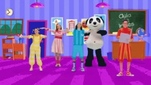 Aula De Inglês - Panda e Os Caricas